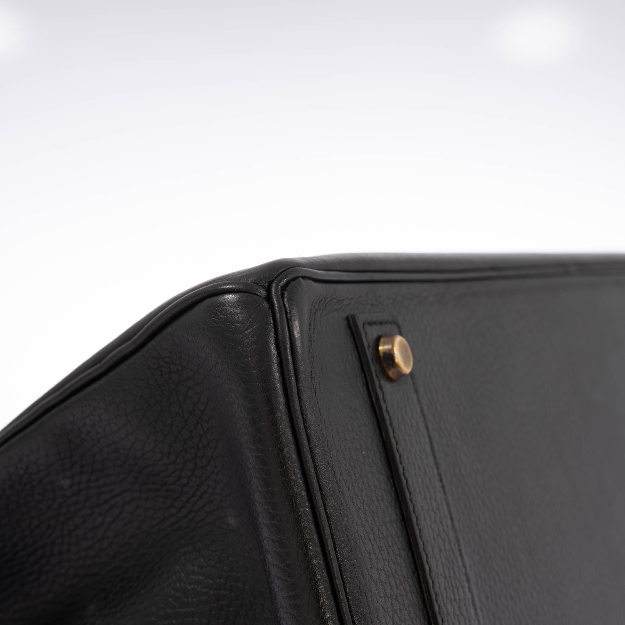 Hermès Birkin 40 Noir Vache Ardennes Gold Hardware