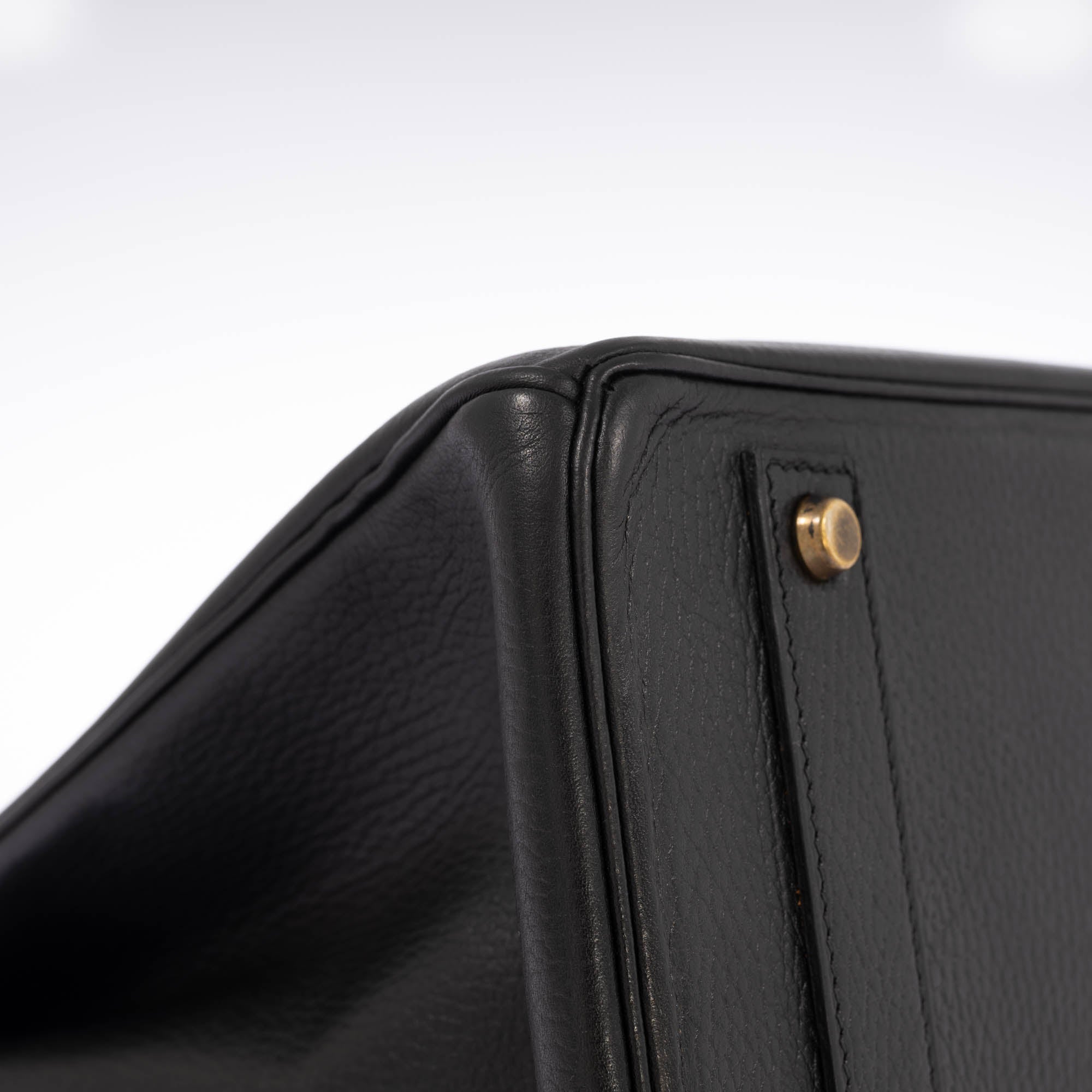 Hermès Birkin 40 Noir Vache Ardennes Gold Hardware
