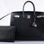 Hermès Birkin 40 Sellier Noir Hunter Vache Palladium Hardware