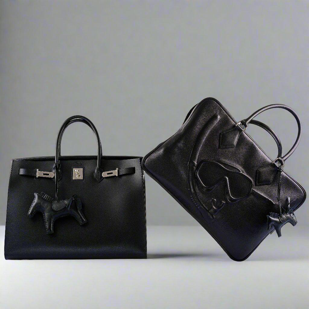 Hermès Birkin 40 Sellier Noir Hunter Vache Palladium Hardware