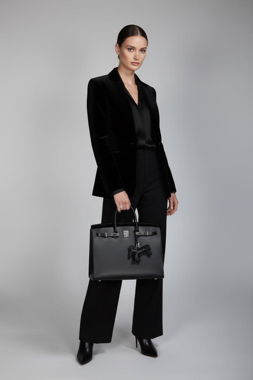 Hermès Birkin 40 Sellier Noir Vache Hunter Palladium Hardware