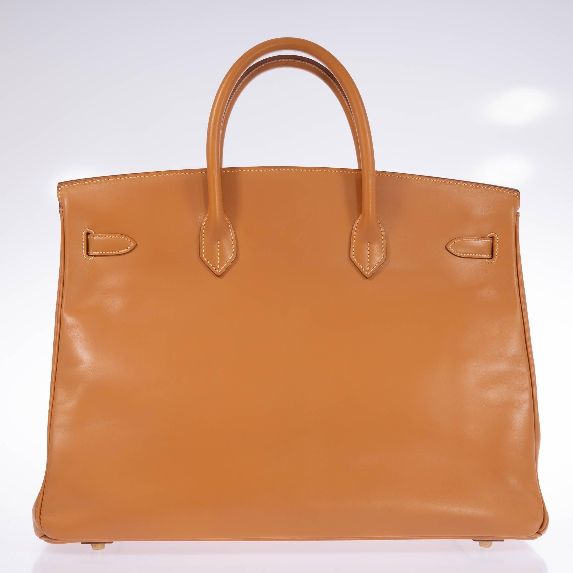 Hermès Birkin 40 Vache Naturelle Gold Hardware