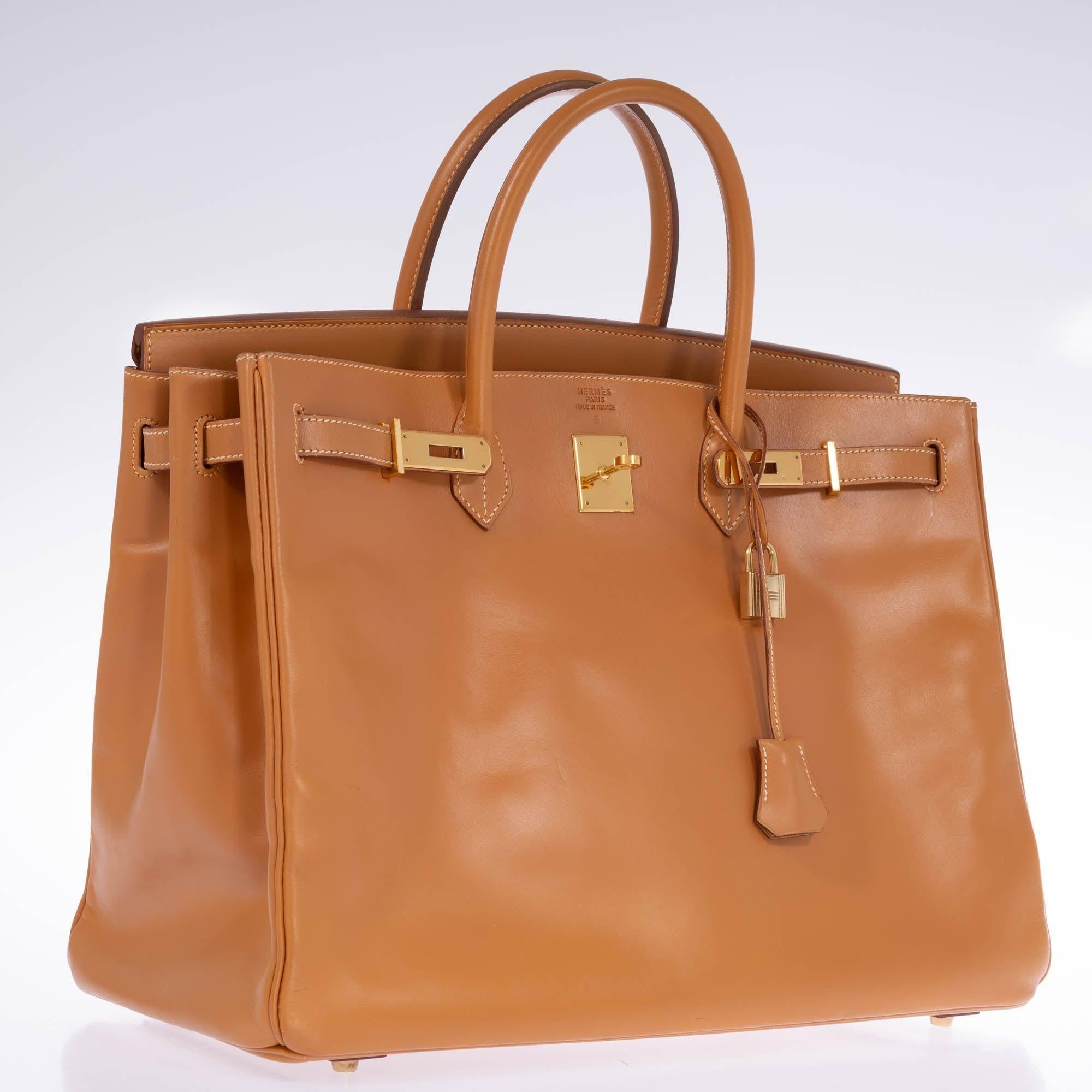 Hermès Birkin 40 Vache Naturelle Gold Hardware