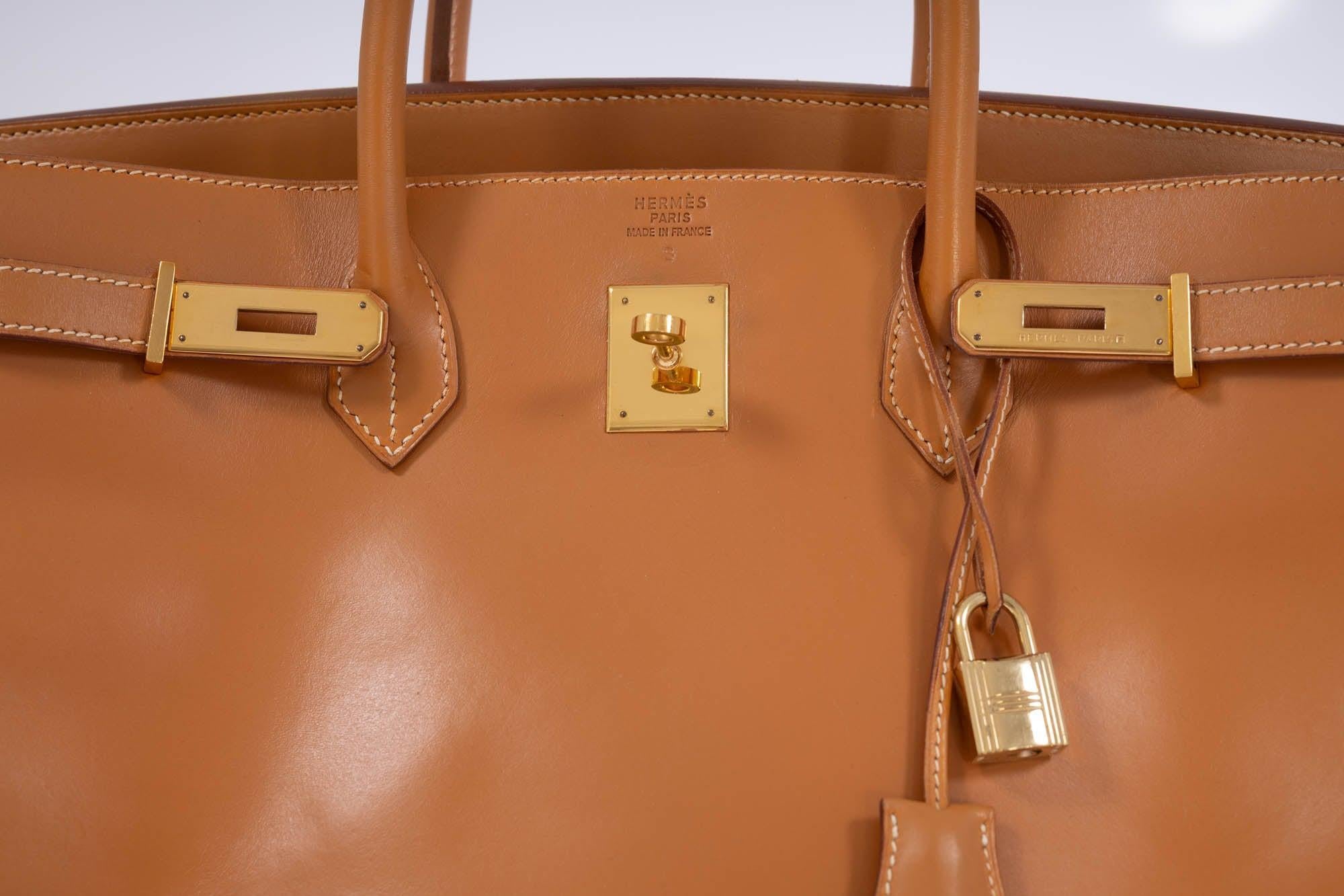 Hermès Birkin 40 Vache Naturelle Gold Hardware