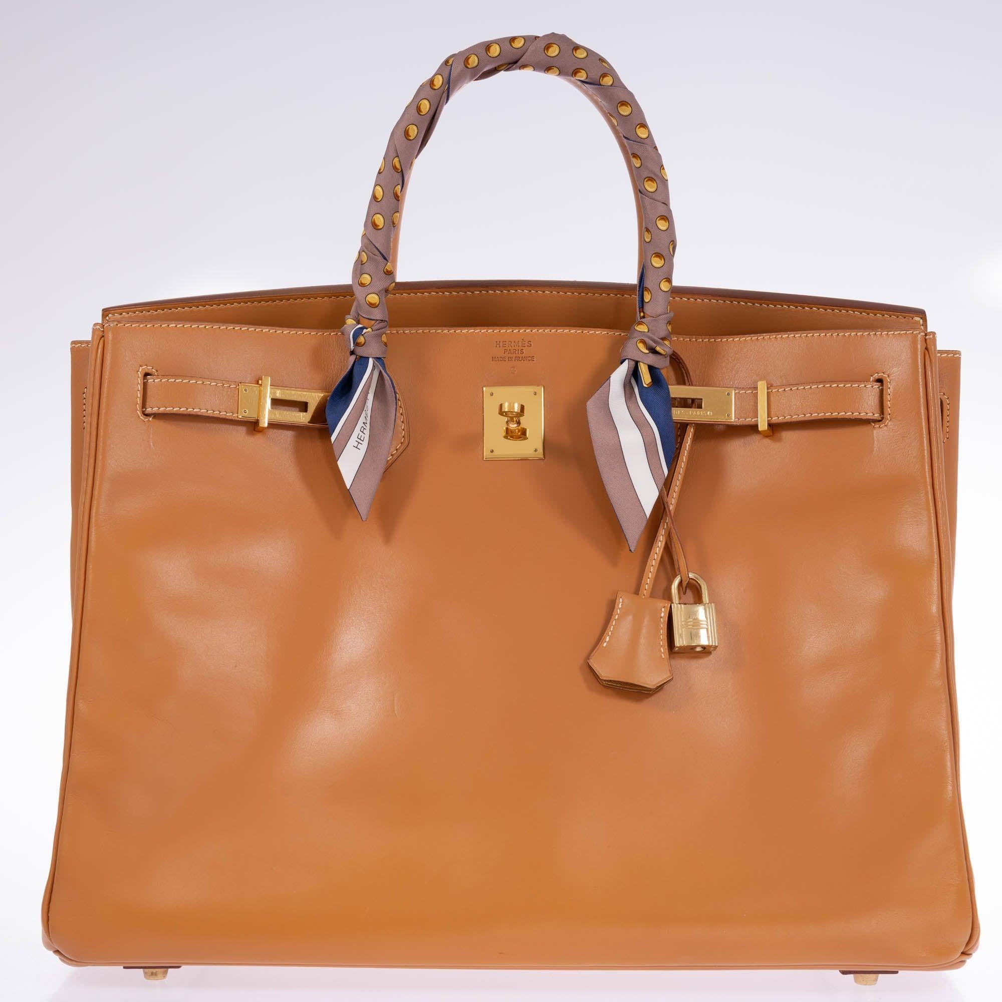 Hermès Birkin 40 Vache Naturelle Gold Hardware