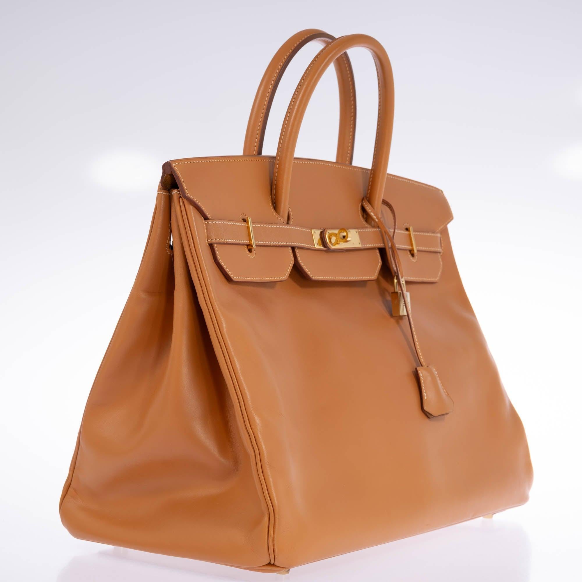 Hermès Birkin 40 Vache Naturelle Gold Hardware
