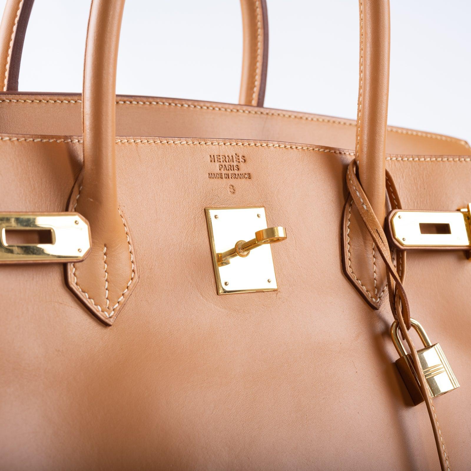 Hermès Birkin 40 Vache Naturelle Palladium Hardware