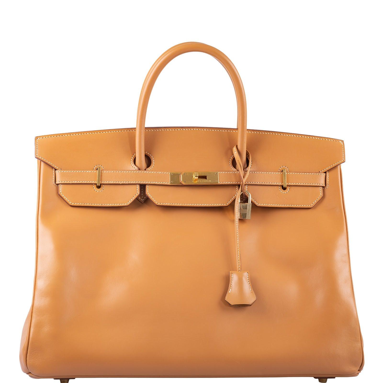 Hermès Birkin 40 Vache Naturelle Palladium Hardware