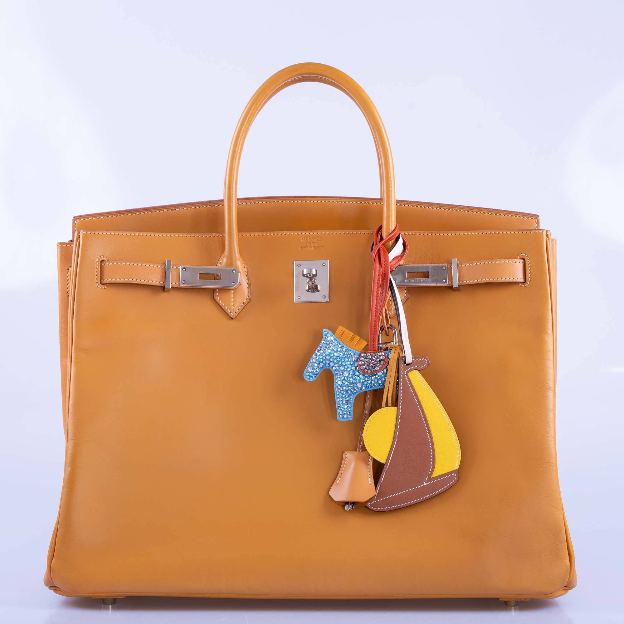 Hermès Birkin 40 Vache Naturelle Palladium Hardware