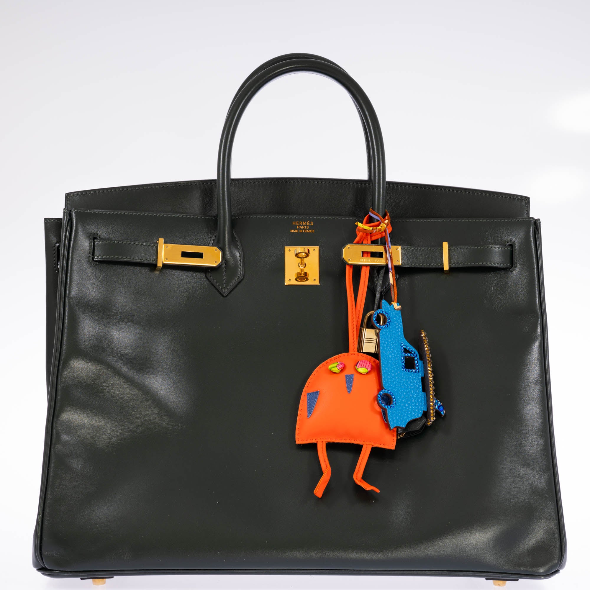 Hermès Birkin 40 Vert Anglais Box Calf Gold Hardware