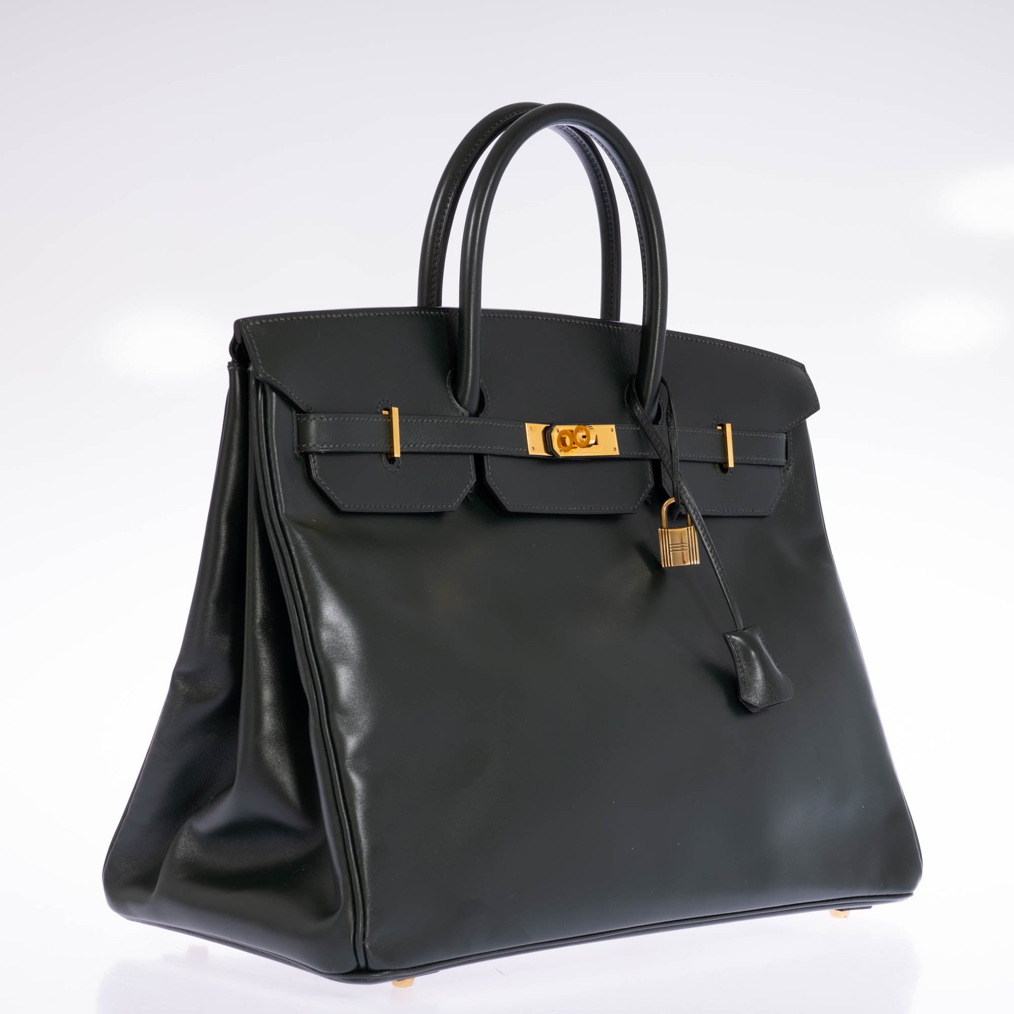 Hermès Birkin 40 Vert Anglais Box Calf Gold Hardware | JANEFINDS