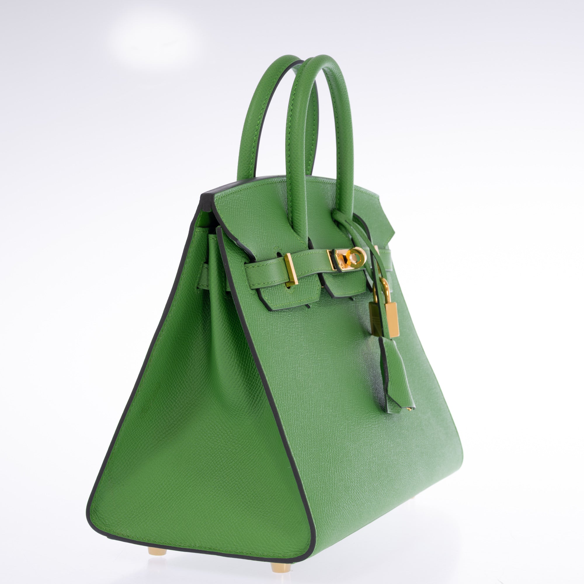 Hermès Birkin Sellier 25 Vert Yucca Epsom Gold Hardware