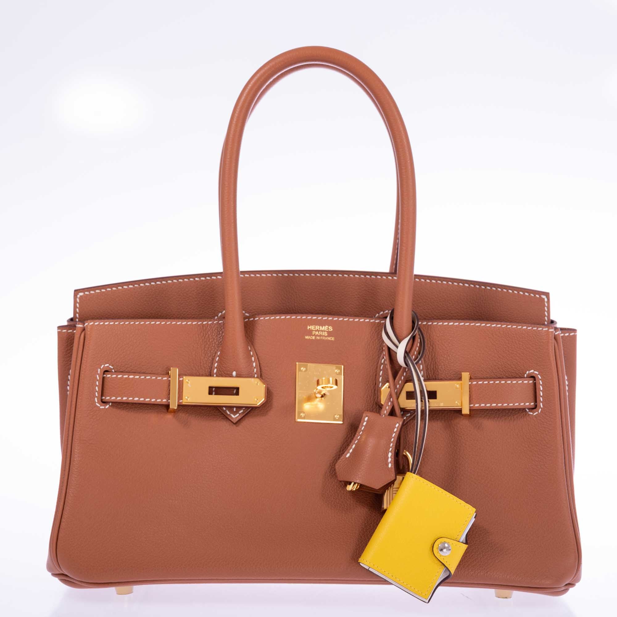 Hermès Birkin Shoulder Light 29 Gold Evercolor Gold Hardware
