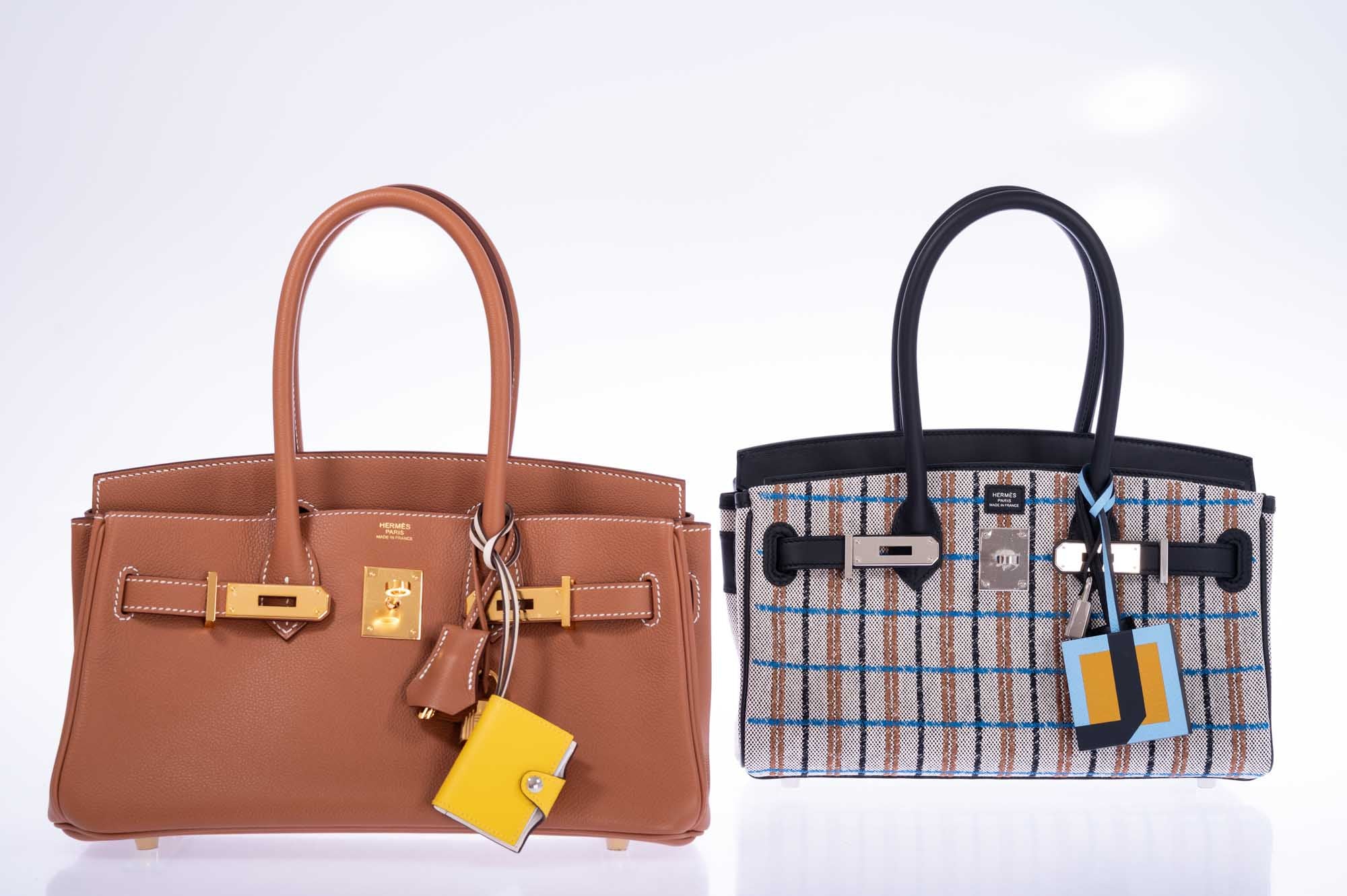 Hermes Shadow Birkin 35 Black Swift Palladium Hardware | JANEFINDS