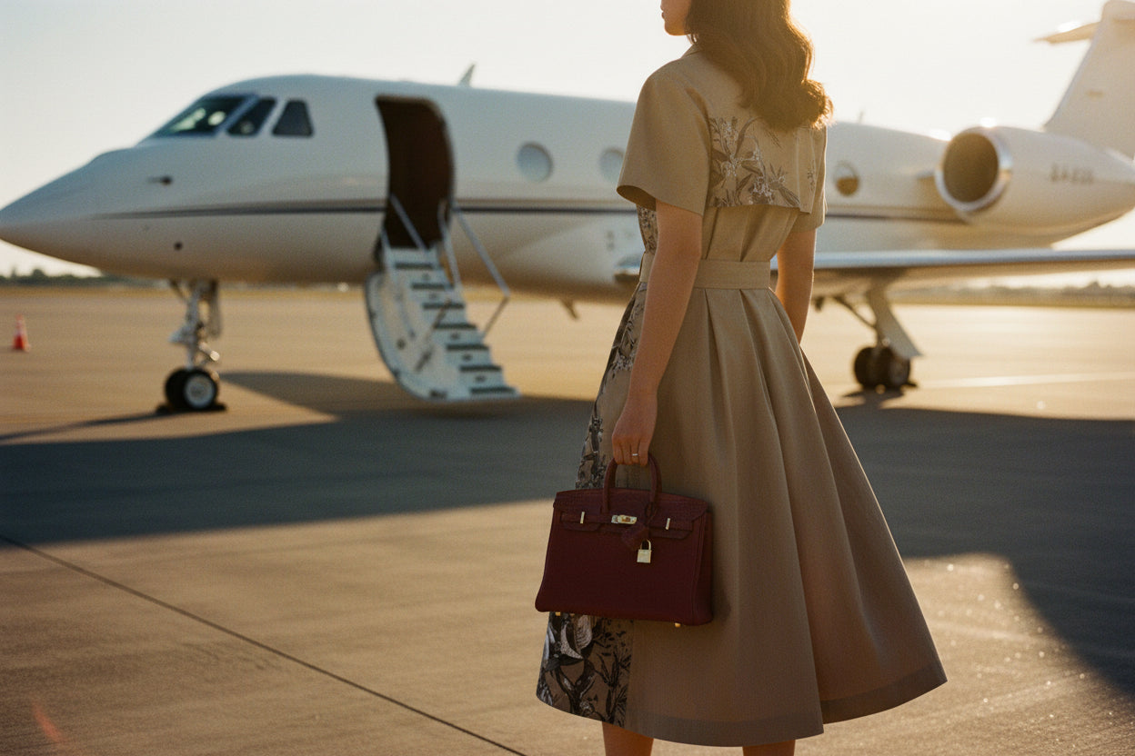 Hermès Birkin Touch 25 Rouge Grenat Matte Alligator and Togo Gold Hardware