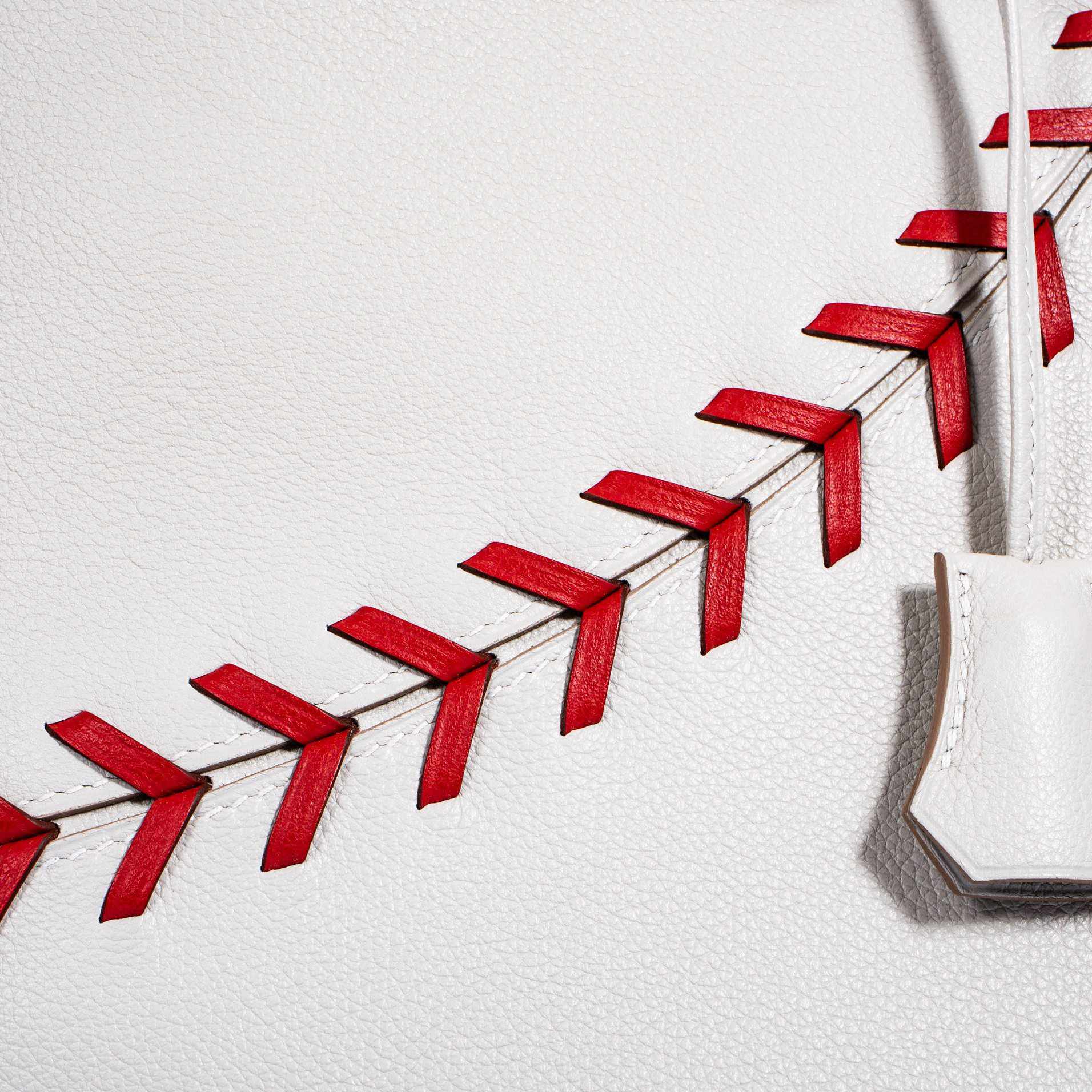 Hermès Bolide 1923 Baseball 45 Gris Perle Evercolor Rouge Stitching Palladium Hardware