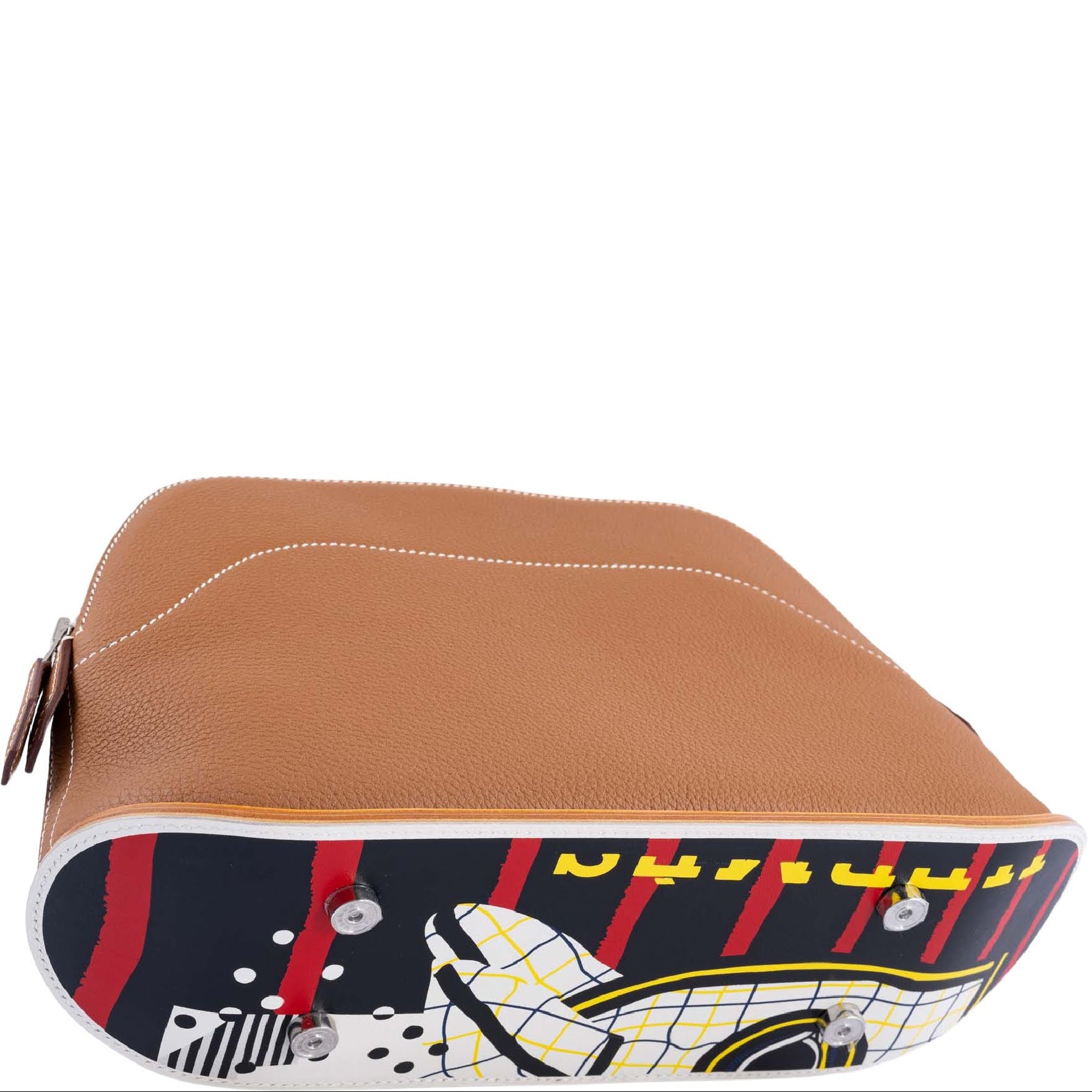Hermès Bolide Skateboard 31 Gold Togo Printed Swift Palladium