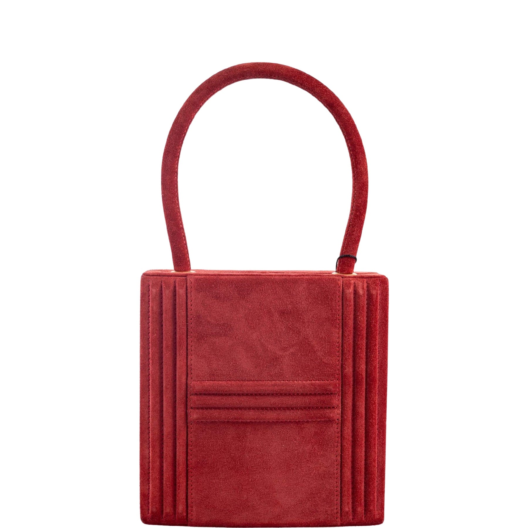 Hermès Cadena Bag Red Veau Velour Doblis Gold Hardware