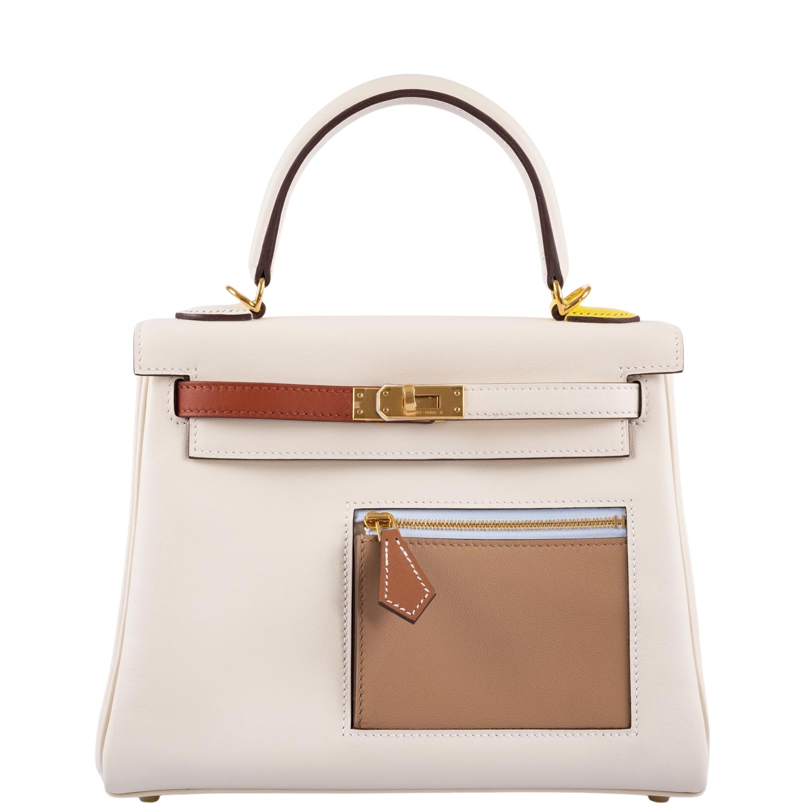 Hermès Colormatic Kelly 25 Nata Swift Gold Hardware