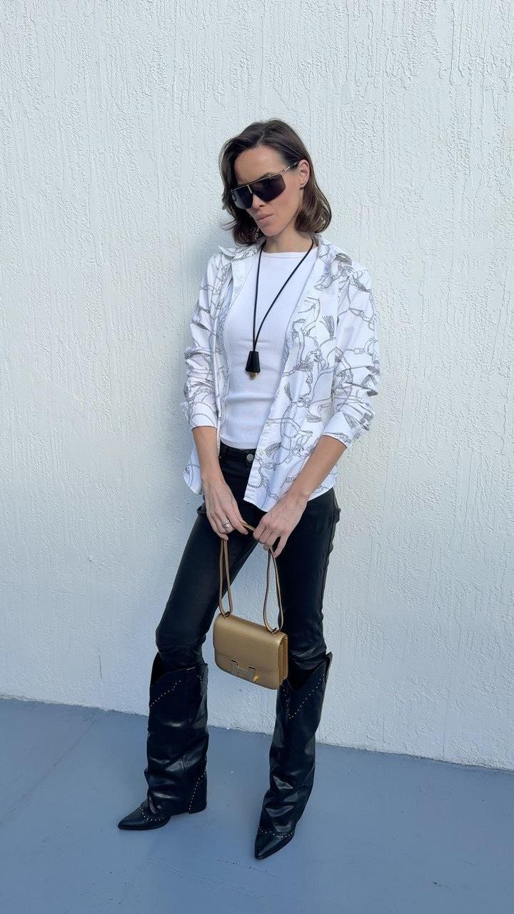 エルメス HERMES 47-7708 ニット HERMES（エルメス）ニット・セーター 黄 サイズ:M メンズ