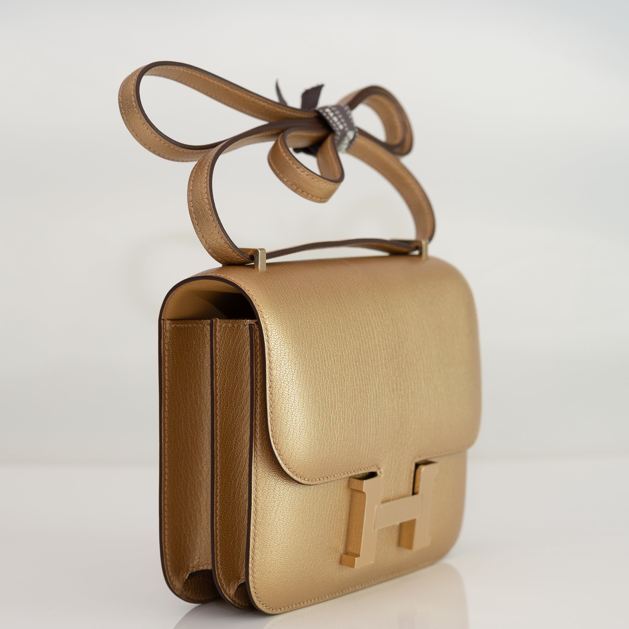 Hermès Constance 18 Doré Chèvre Chamkila Permabrass Hardware