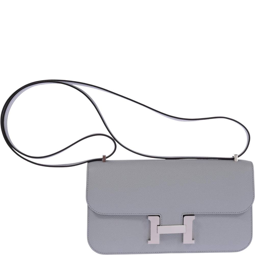 Hermès Constance Elan 25 Bleu Glacier Epsom Palladium Hardware
