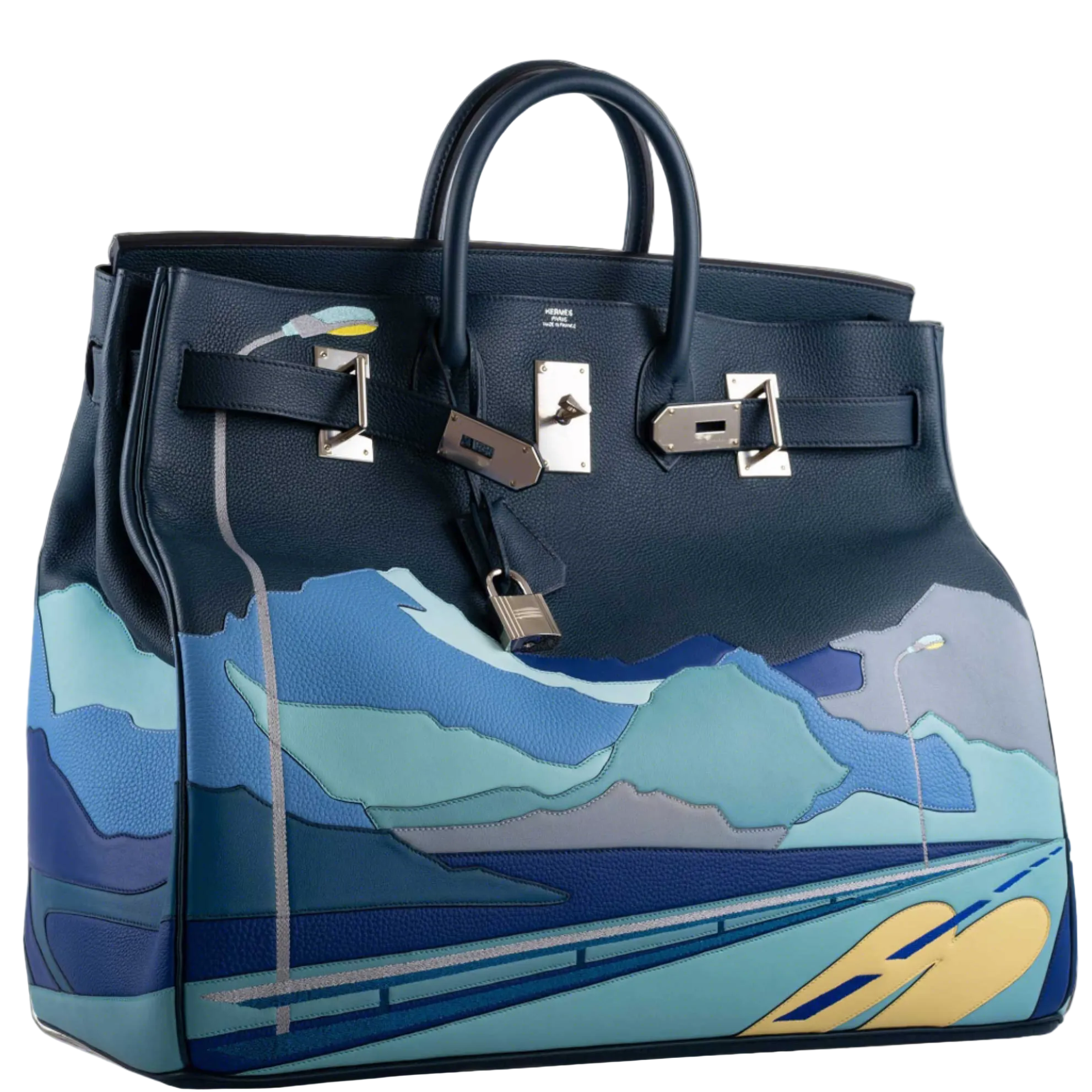 Hermès Endless Road HAC Birkin 50 Multicolor Togo and Swift Hermès Endless Road HAC Birkin 50 Multicolor Togo and Swift