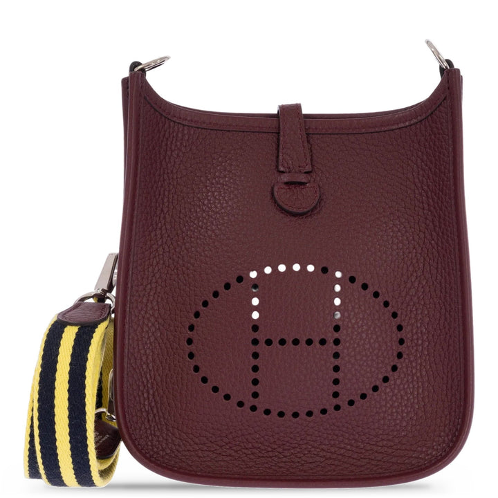 Hermès Evelyne 16 TPM Amazone Bordeaux Clémence Palladium Hardware