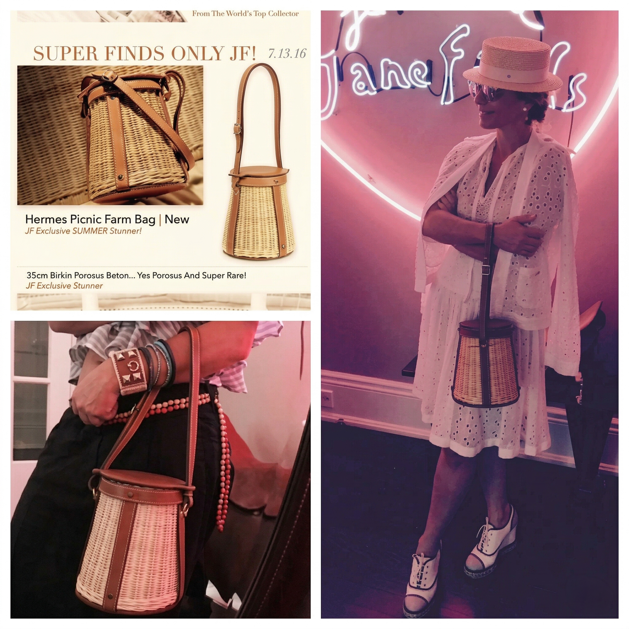 Hermès Farming Picnic Ocier Wicker