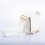 Hermès Geta Bag Mushroom Mysore Goatskin with Palladium Hardware