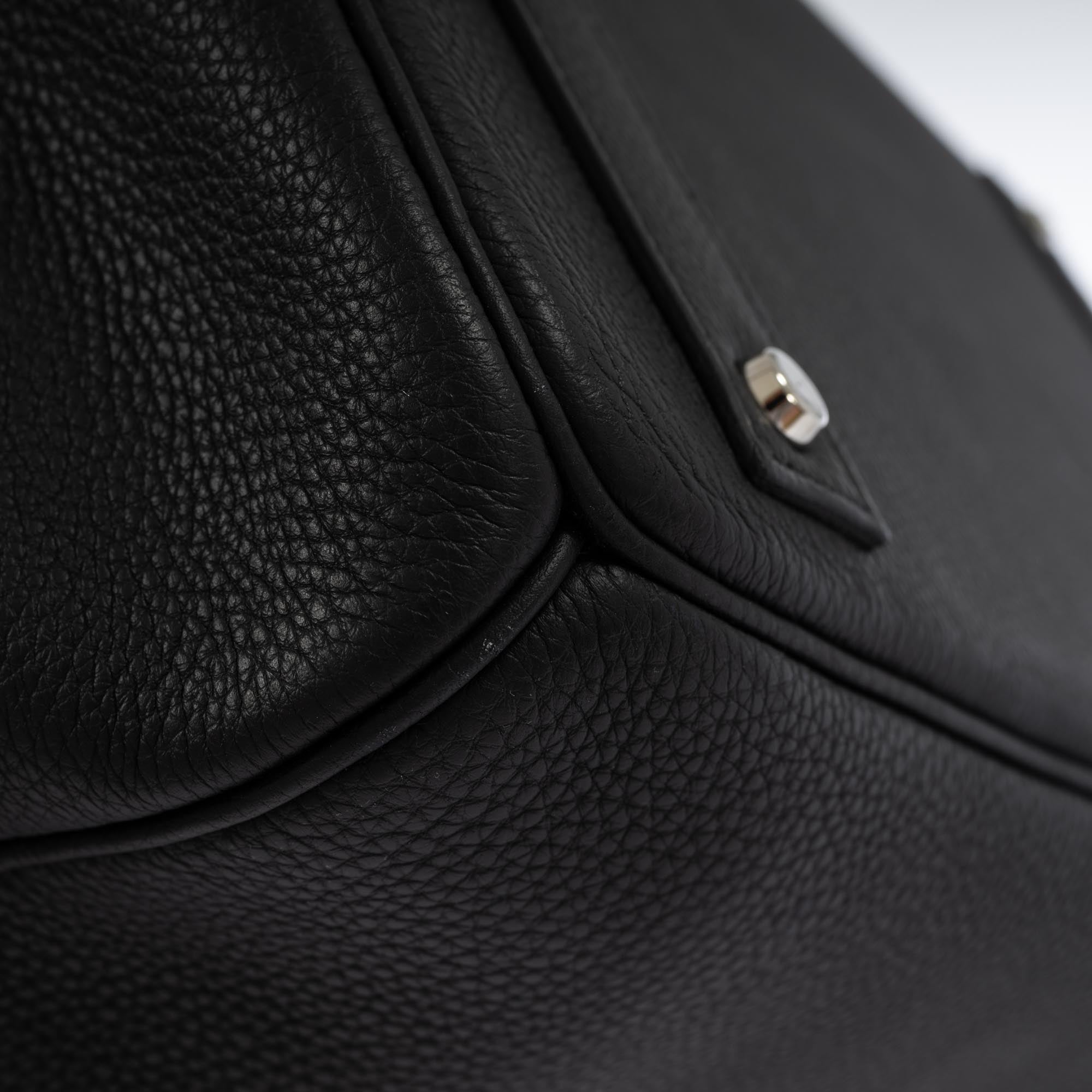 Hermès HAC 40 Black Togo with Palladium Hardware
