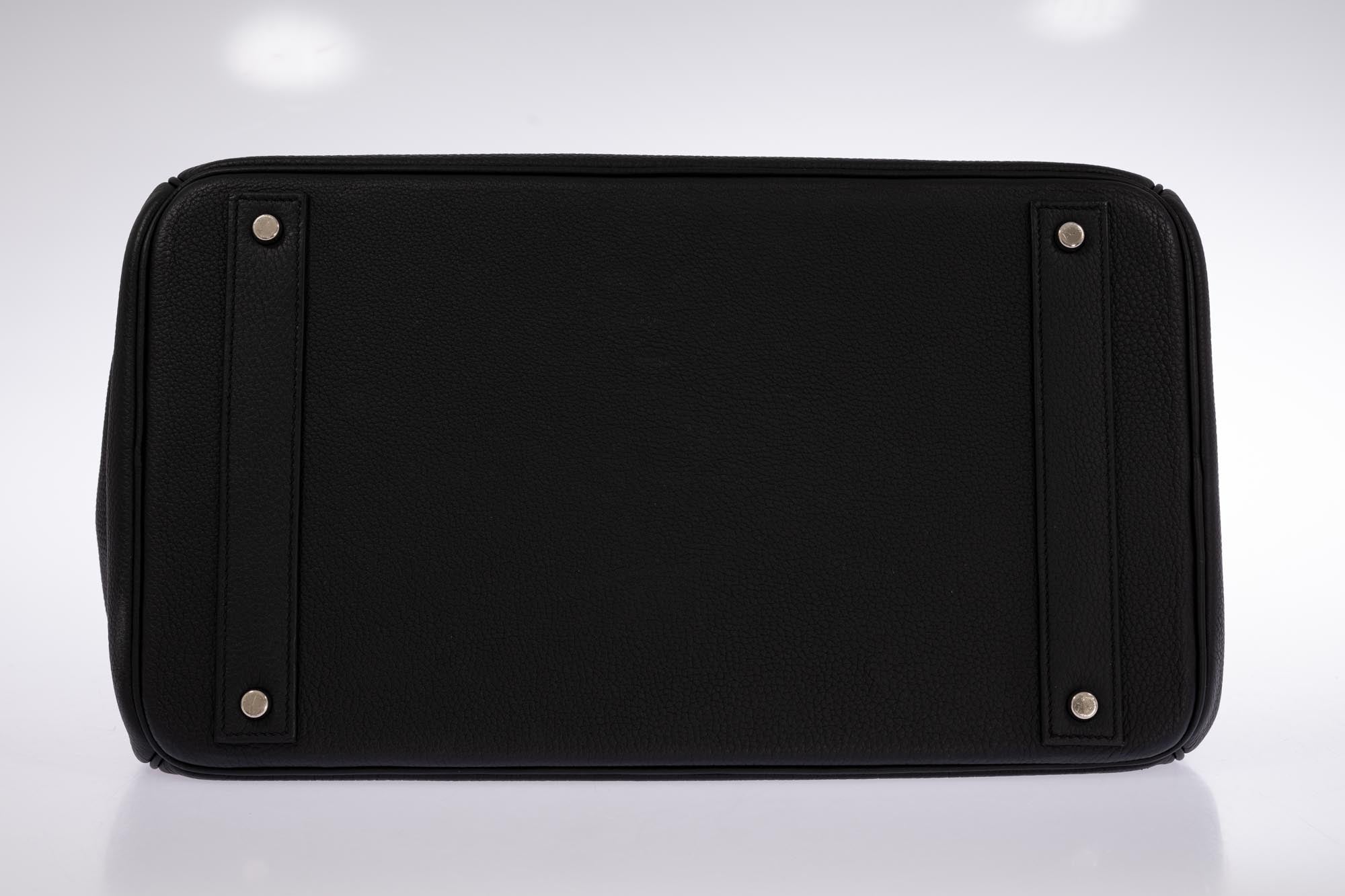 Hermès HAC 40 Black Togo with Palladium Hardware