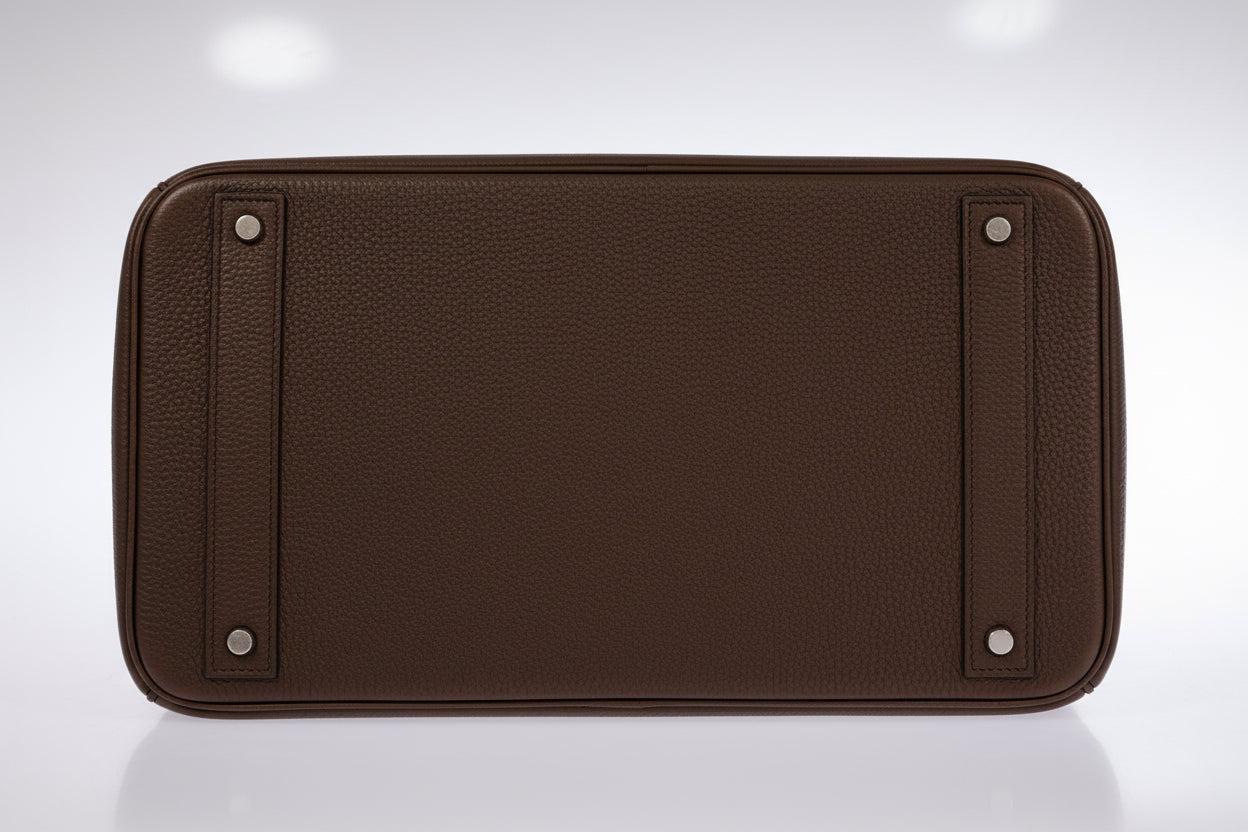 Hermès HAC 40 Dark Bronze Togo Palladium Hardware
