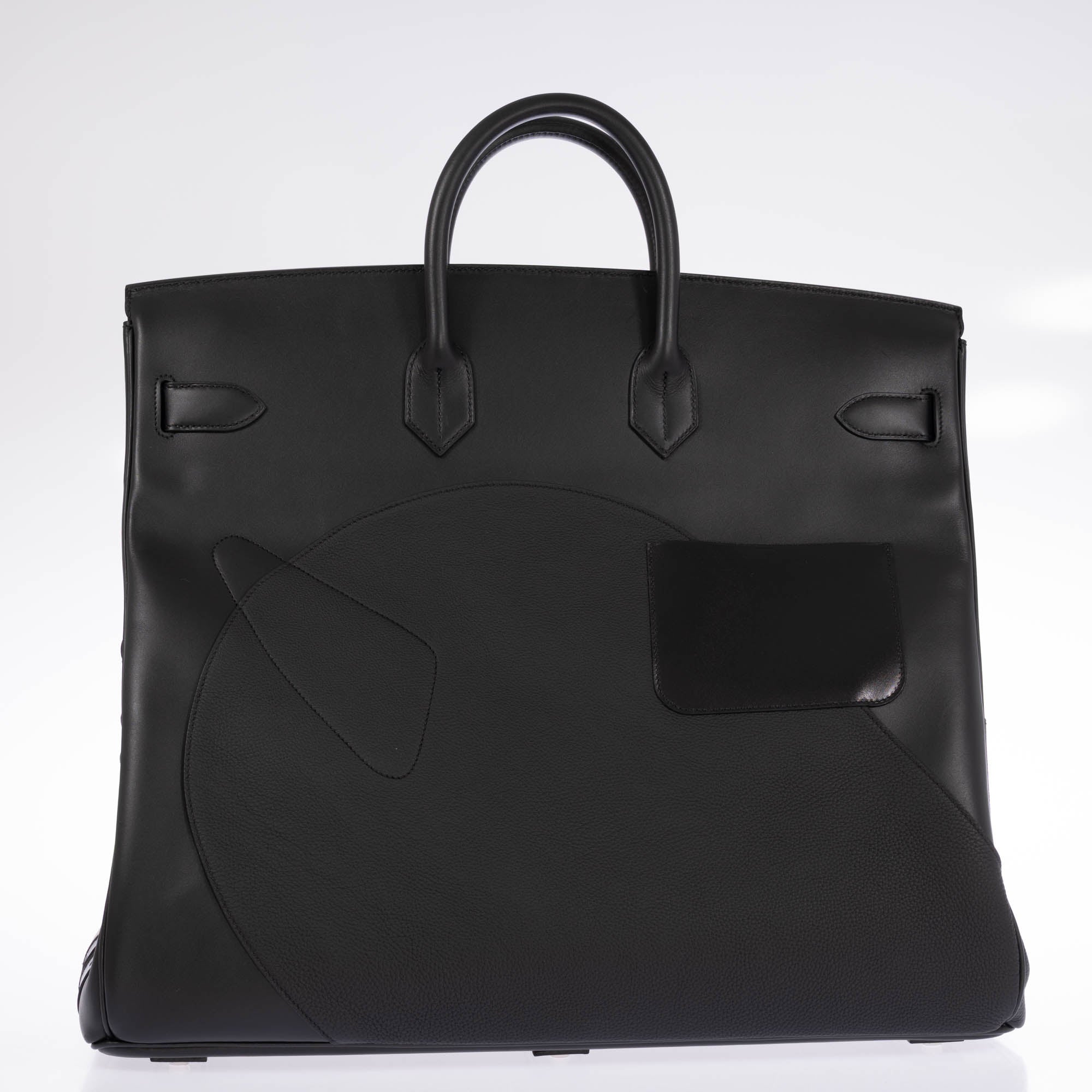 エルメス HERMES sw325 ベスト Hermès HAC 50 en Selle Noir Togo/Swift/Box Palladium Hardware