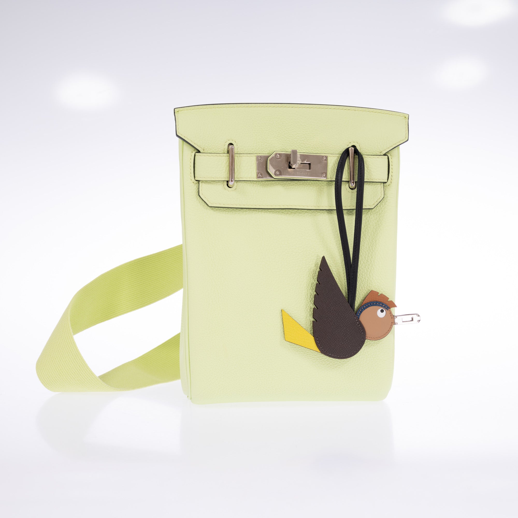 Hermès HAC À Dos PM Vert Absinthe Togo Palladium Hardware