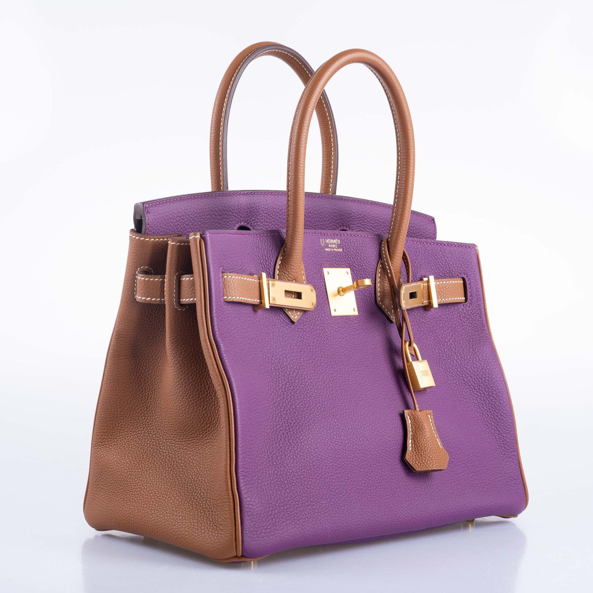 Hermès HSS Birkin 30 Anémone & Gold Togo with Gold Hardware