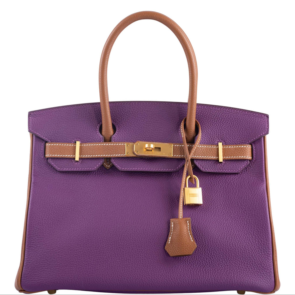 Hermès HSS Birkin 30 Anémone & Gold Togo with Gold Hardware