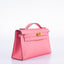 Hermès HSS Kelly Pochette Rose Azalee Swift and Rose Mexico Interior and Stitching with Gold Hardware