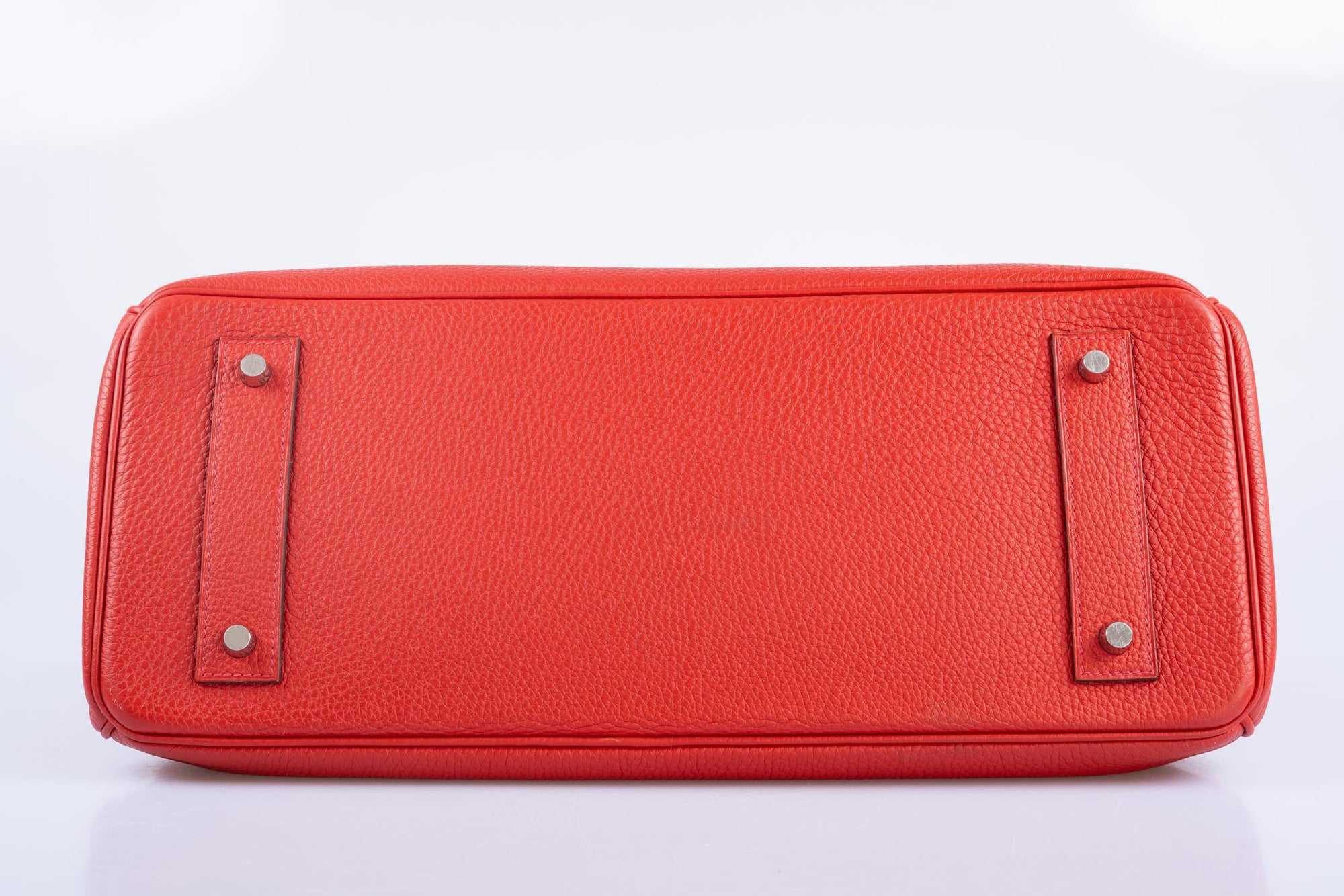 Hermès JPG Shoulder Birkin II 42 Vermillion Clemence Palladium Hardware