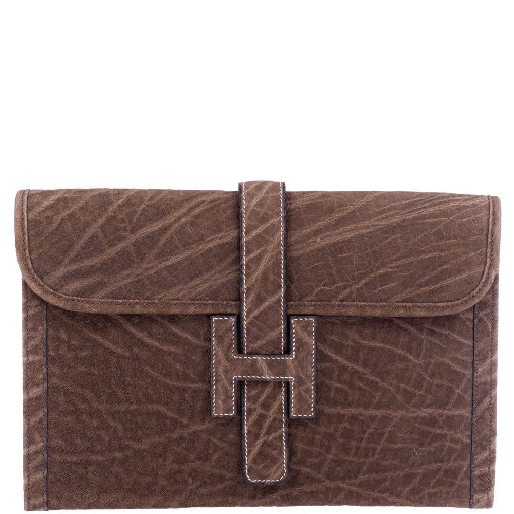Hermès Jige 29 Brown Elephant