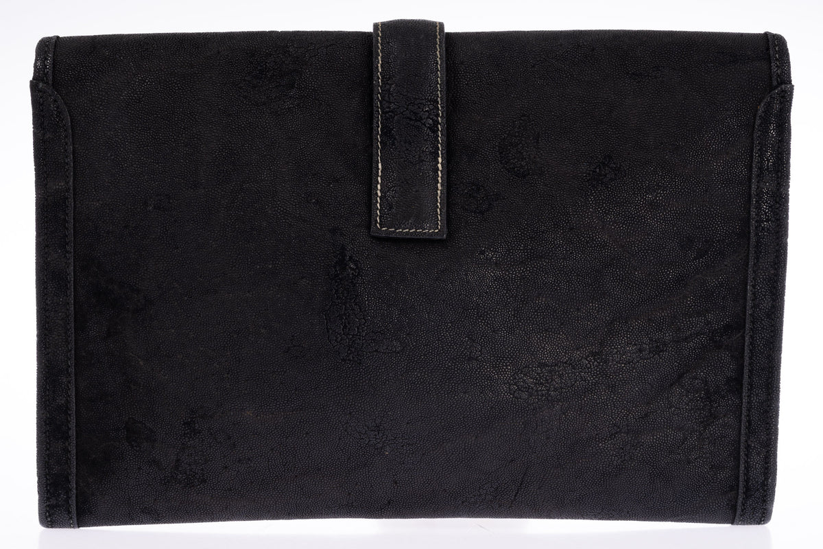 Hermès Jige 29 Noir Elephant, rear view