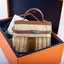 Hermès Kelly 20 Mini Picnic Barenia & Osier Wicker Palladium Hardware