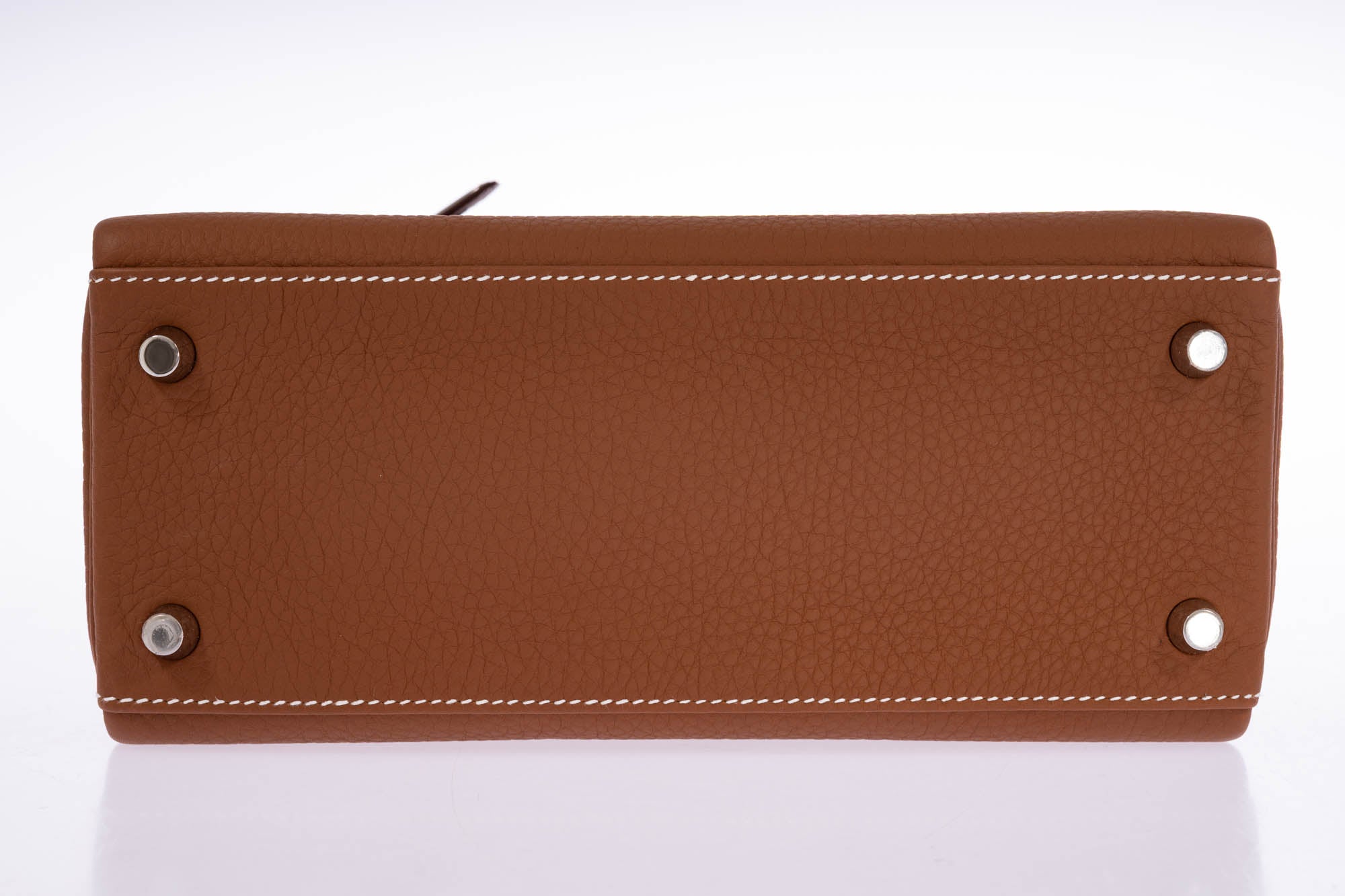 Hermès Kelly 25 Retourné Gold Togo Palladium Hardware
