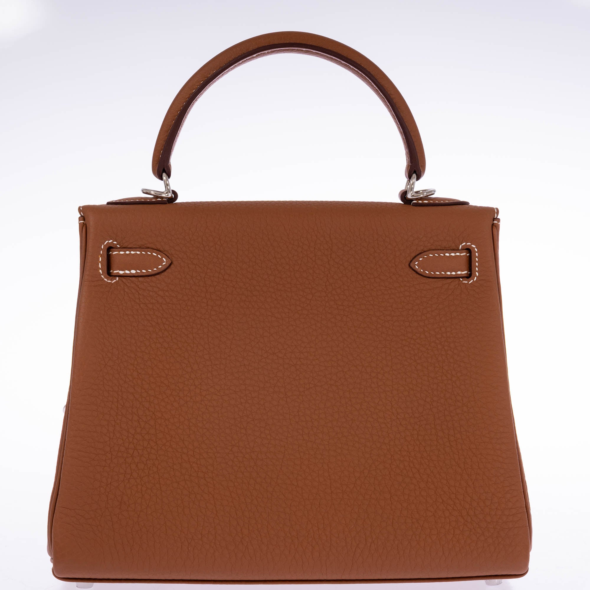 Hermès Kelly 25 Retourné Gold Togo Palladium Hardware