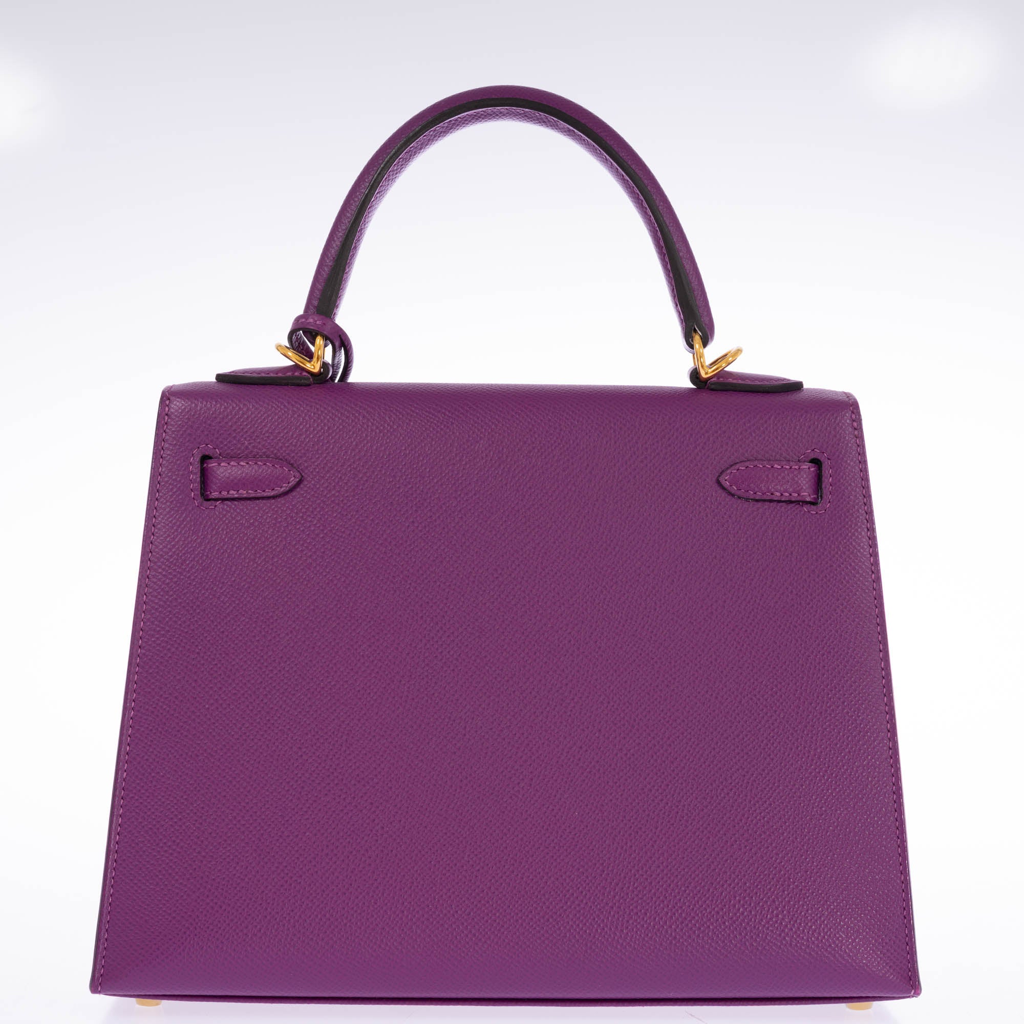Hermès Kelly 25 Sellier Anemone Epsom Gold Hardware