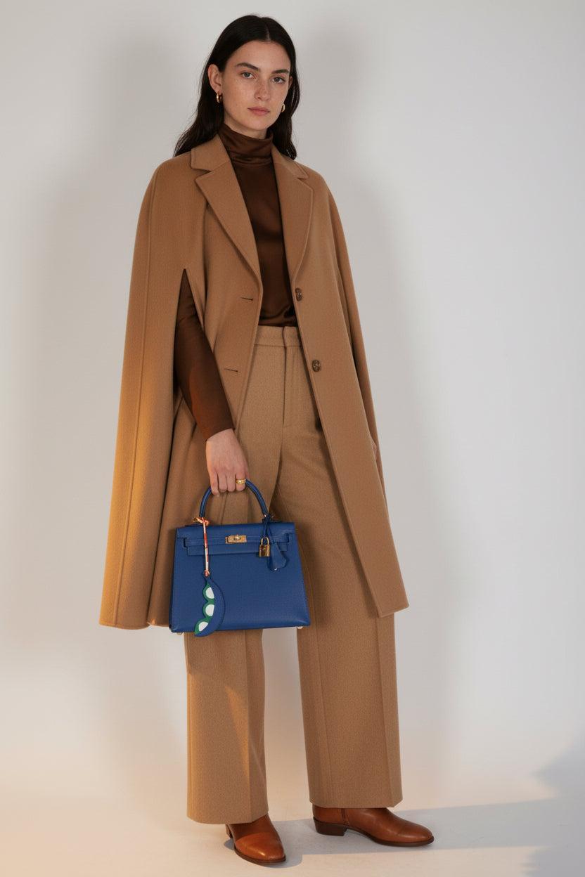 Hermès Kelly 25 Sellier Bleu Saphir Chèvre Mysore Gold Hardware