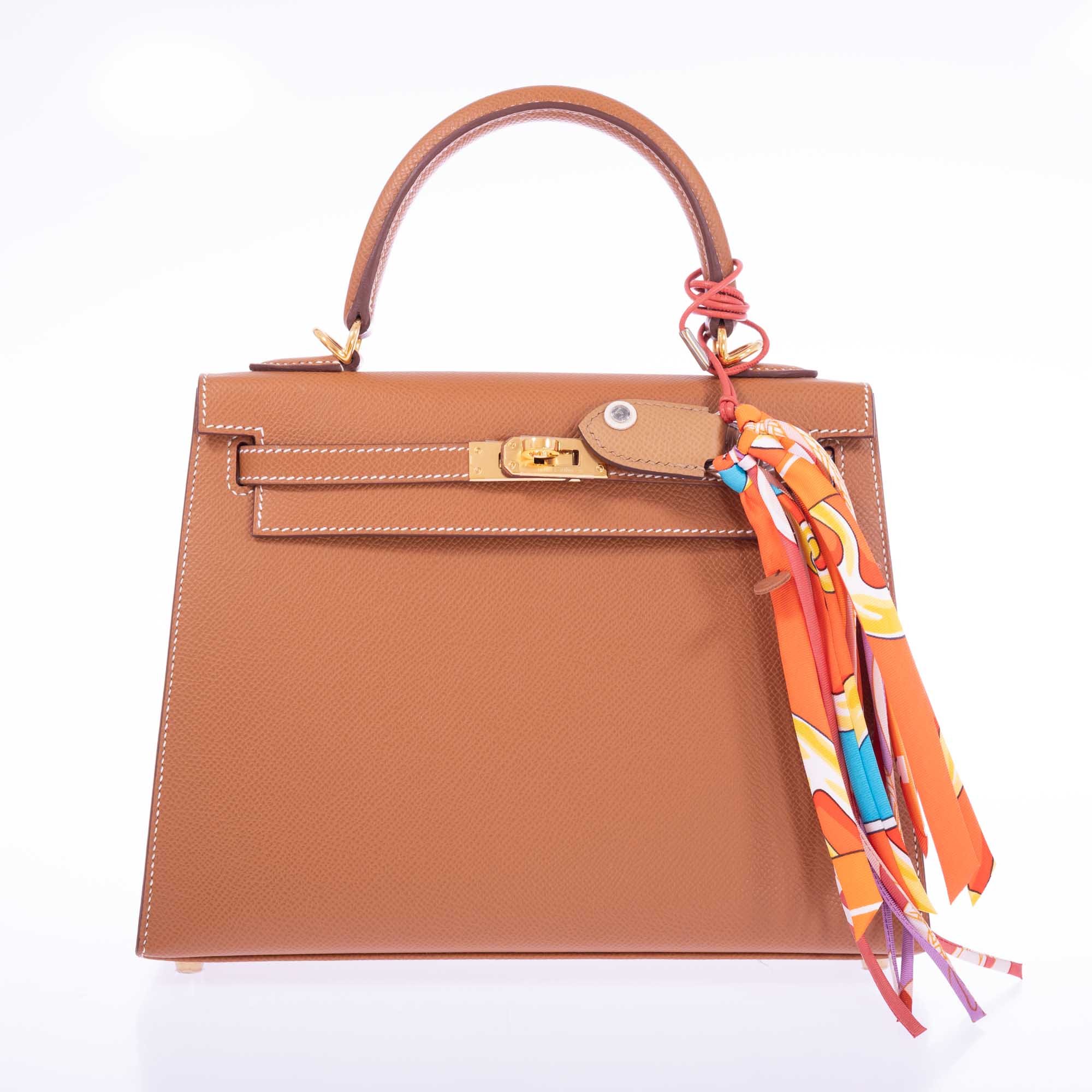 Hermès Kelly 25 Sellier Gold Epsom Gold Hardware