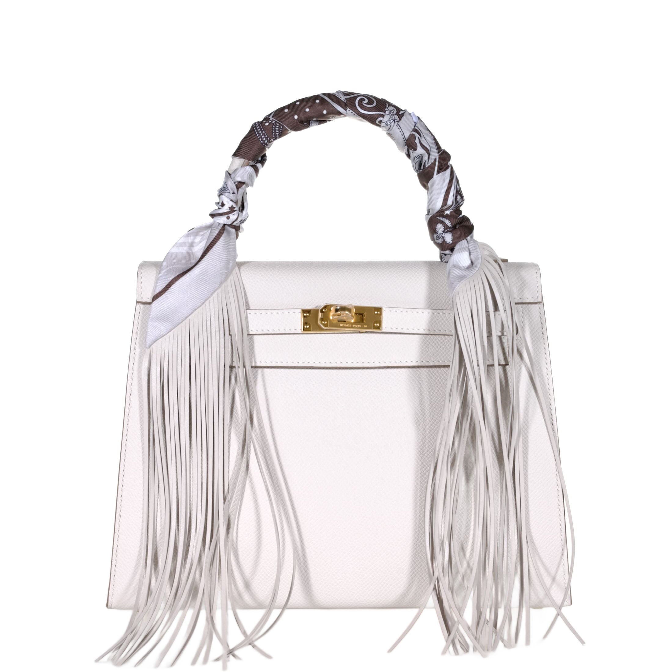 Hermès Kelly 25 Sellier Gris Perle Epsom Gold Hardware