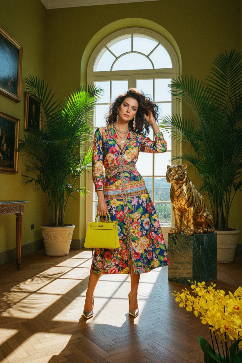 Hermès Kelly 25 Sellier Lime Epsom Palladium Hardware