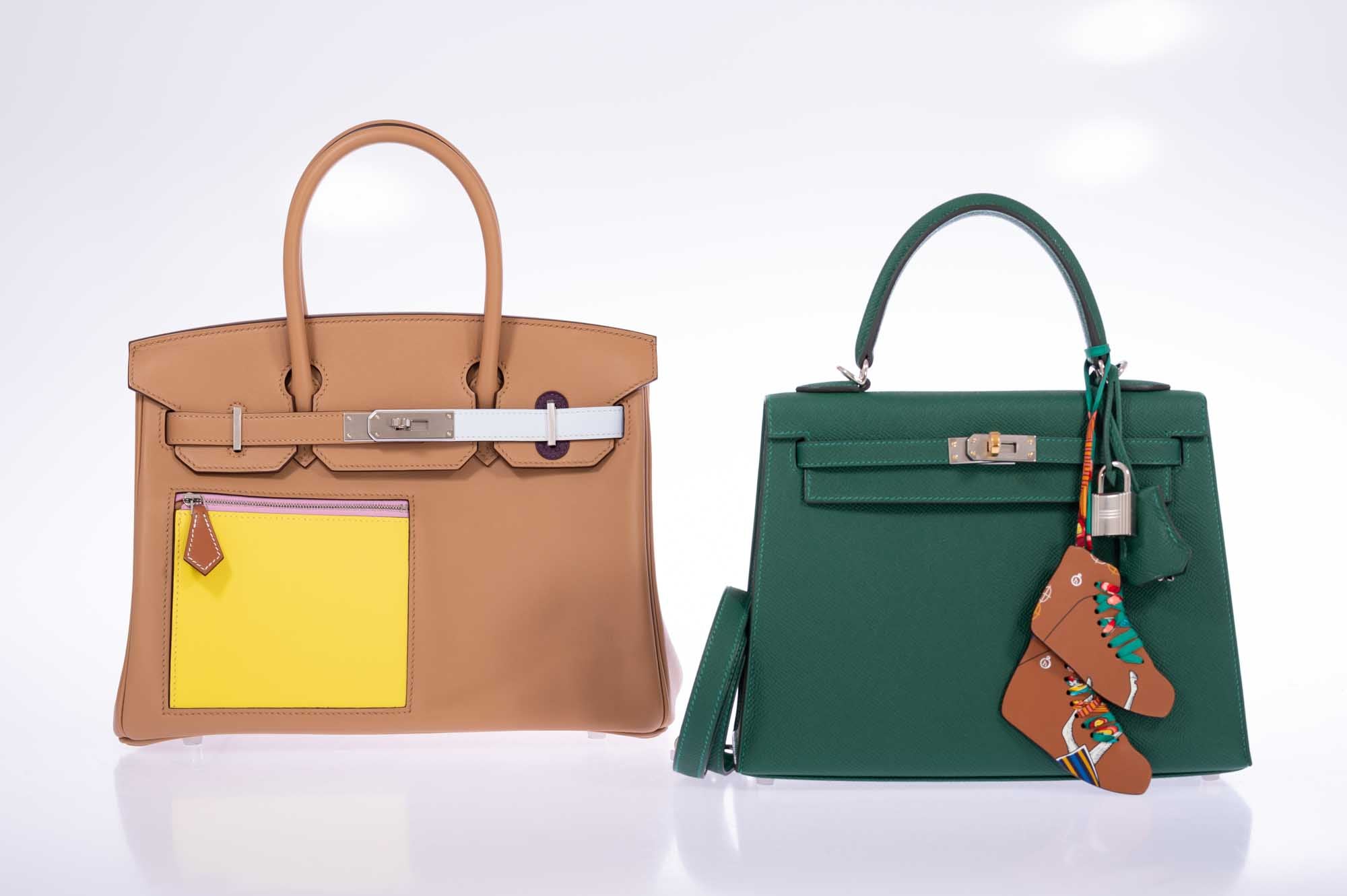 Hermès Kelly 25 Sellier Vert Moyen Epsom Electrum Hardware